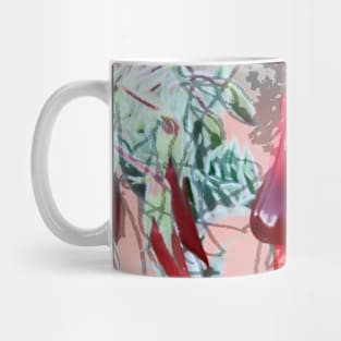 Desert pea digital Mug